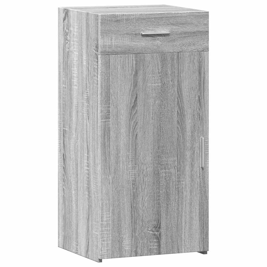 vidaXL Aparador 45x42,5x93 cm Derivados de Madeira Cinzento Sonoma - 3003497500