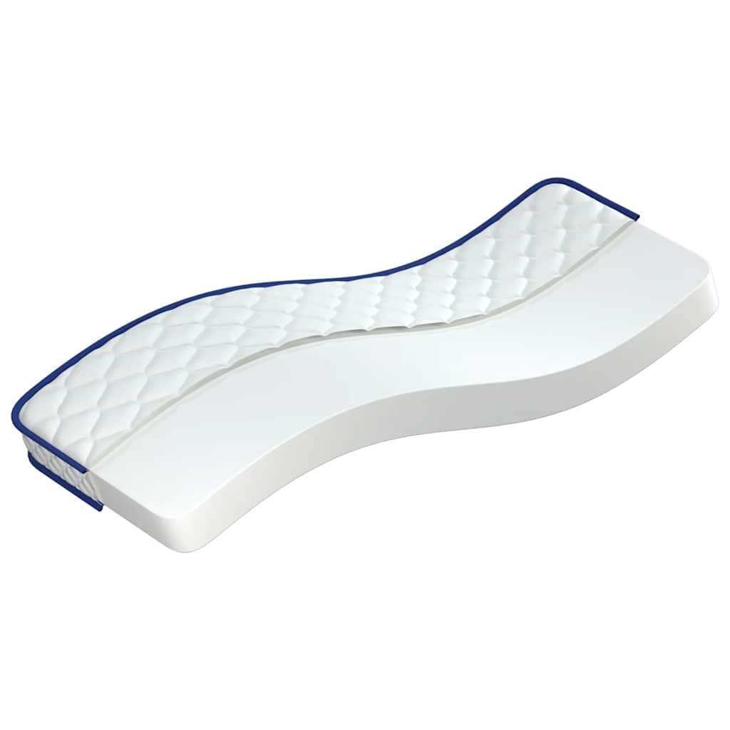 vidaXL Colchão de espuma de memória 70x200x17 cm macio branco
