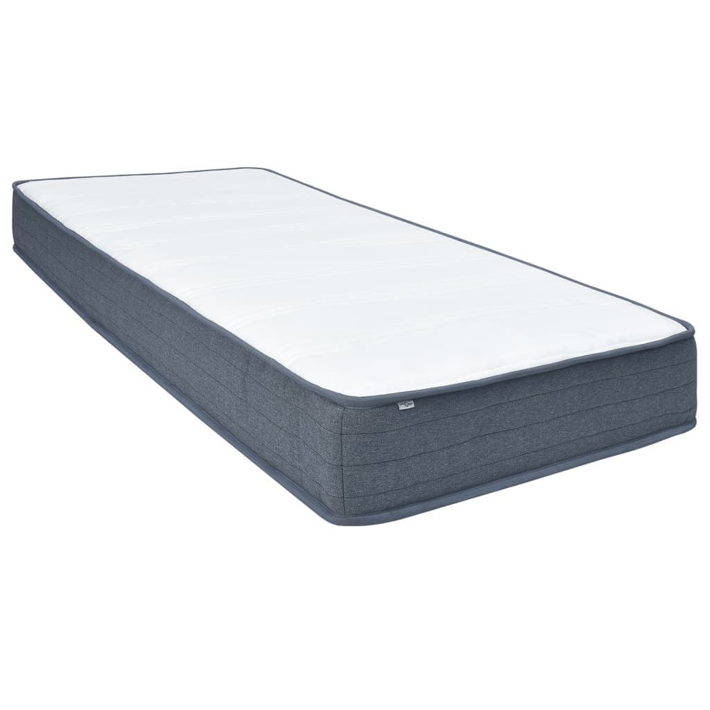 vidaXL Colchão para cama box spring 190x90x20 cm maciez média tecido