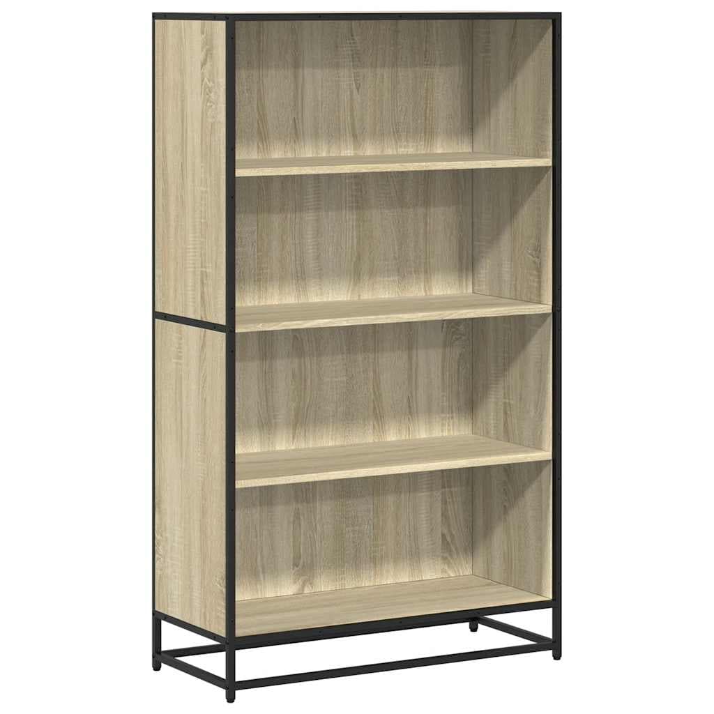 vidaXL Estante 80,5x35x139 cm Derivados de Madeira Carvalho Sonoma - 1458558397