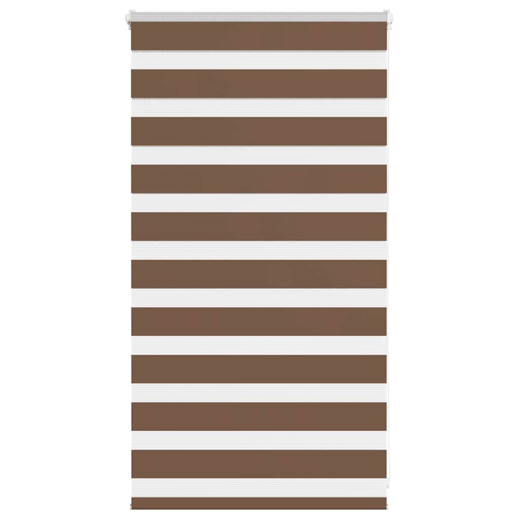 vidaXL Cortina de zebra 80x100 cm largura do tecido 75,9 cm poliéster