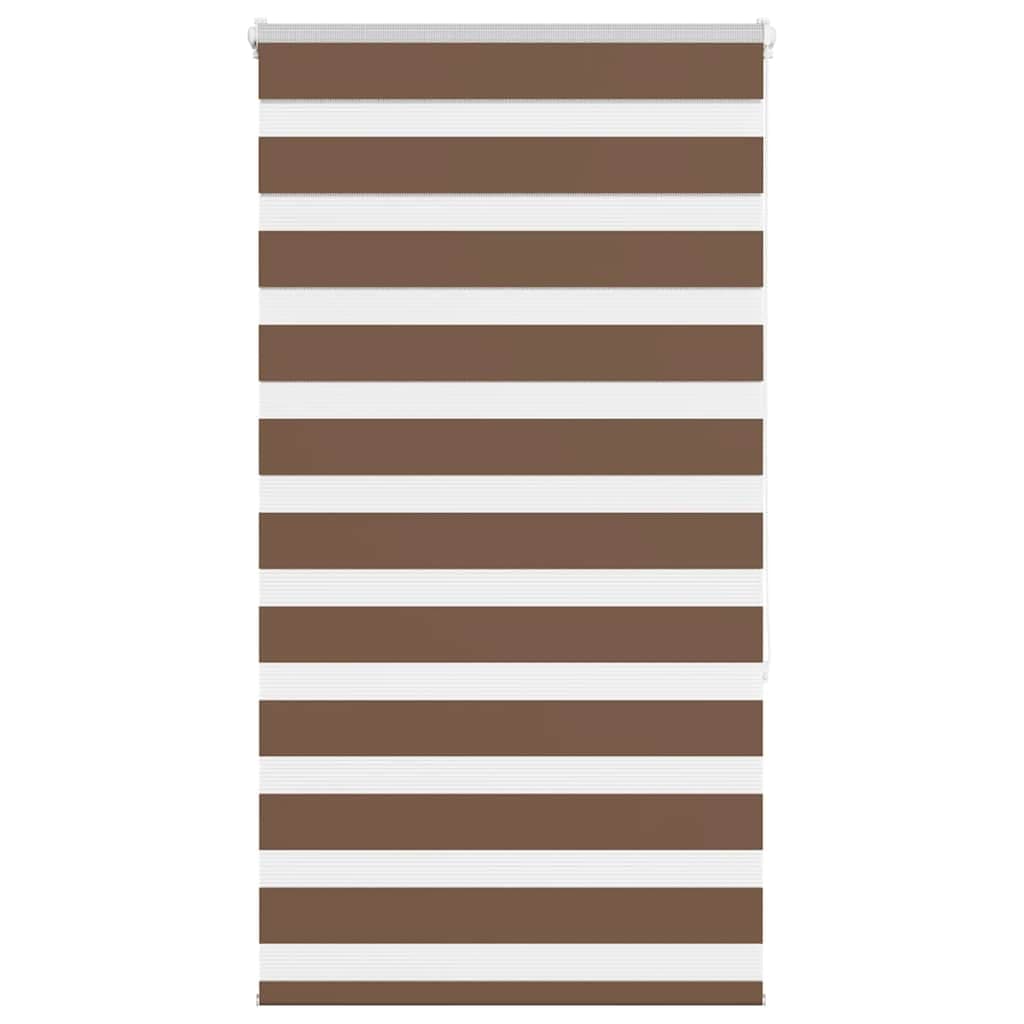 vidaXL Cortina de zebra 90x150 cm largura do tecido 85,9 cm poliéster