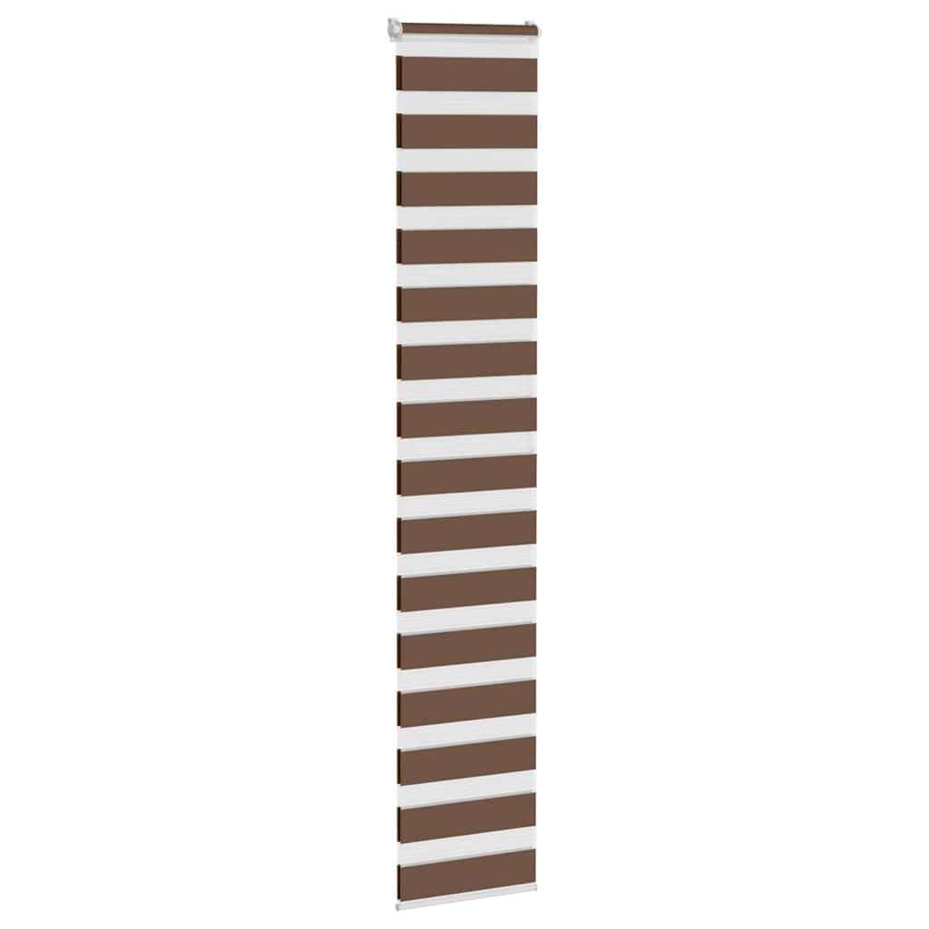 vidaXL Cortina de zebra 40x200 cm largura do tecido 35,9 cm poliéster