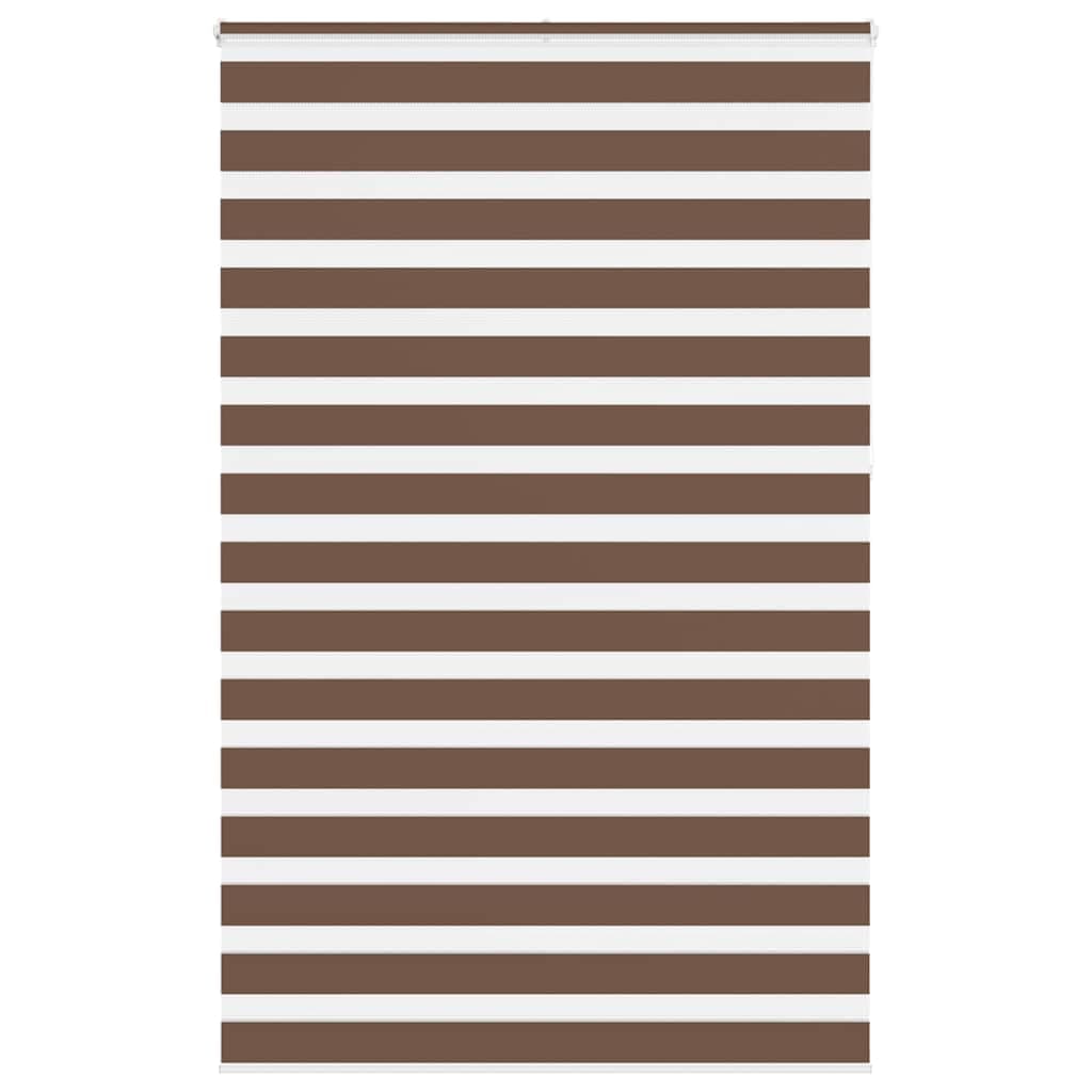 vidaXL Cortina de zebra 140x230 cm largura do tecido 135,9cm poliéster