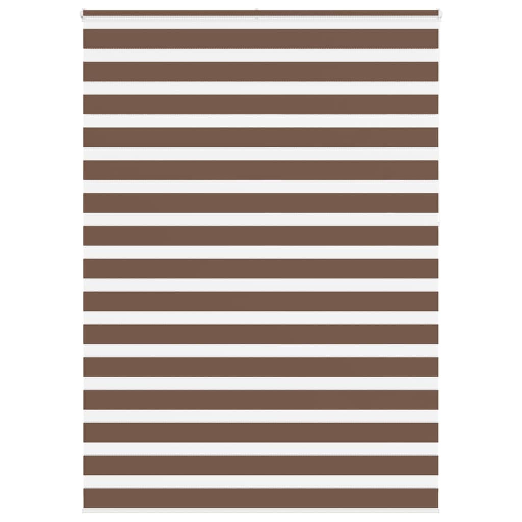 vidaXL Cortina de zebra 160x230 cm largura do tecido 155,9cm poliéster