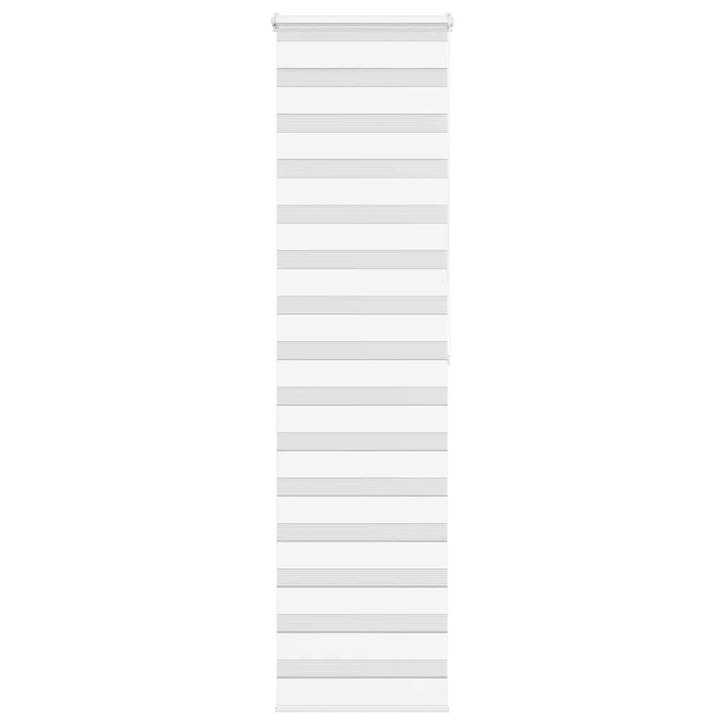 vidaXL Cortina de zebra 65x200 cm largura do tecido 60,9 cm poliéster