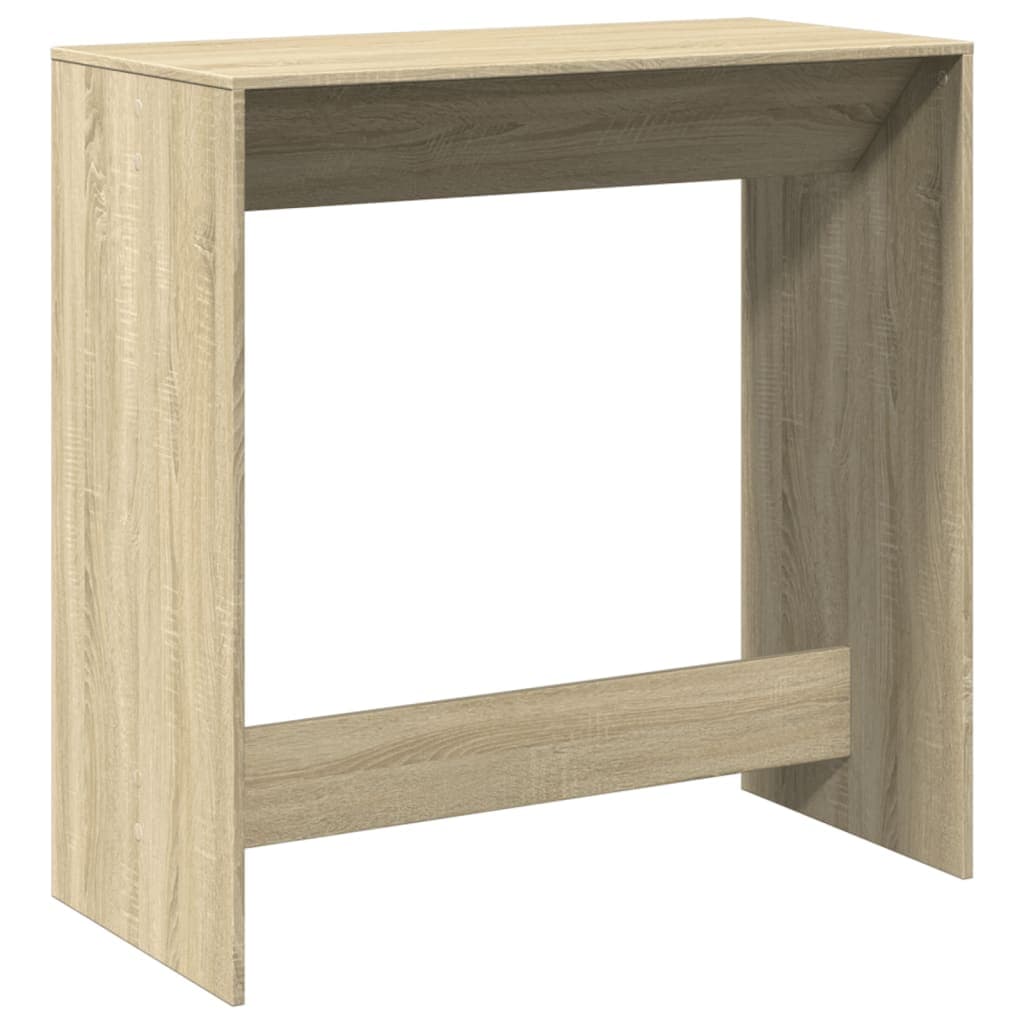vidaXL Mesa de bar 102x50x103,5cm derivados de madeira carvalho sonoma