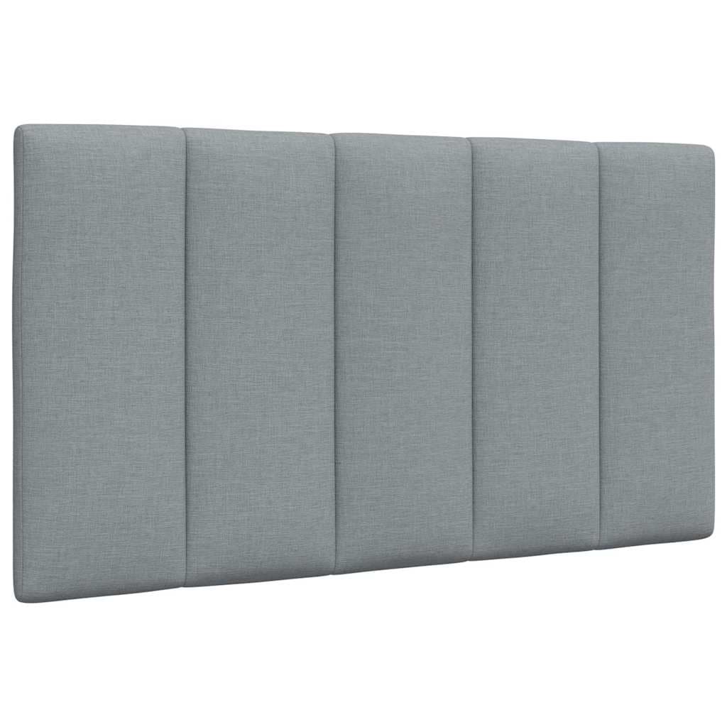 vidaXL Almofadão de Cabeceira 80 cm Tecido Cinzento-claro - 2351760213
