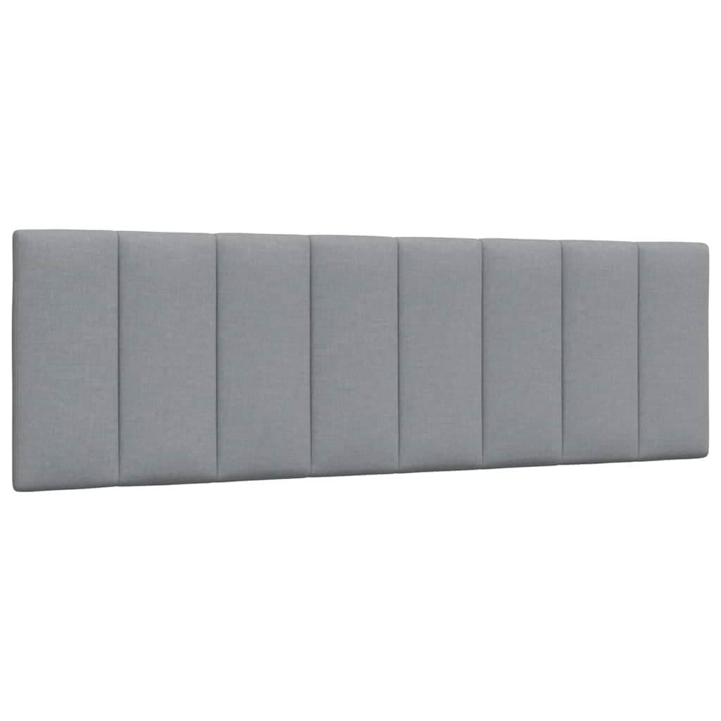 vidaXL Almofadão de Cabeceira 160 cm Tecido Cinzento-claro - 2552967902