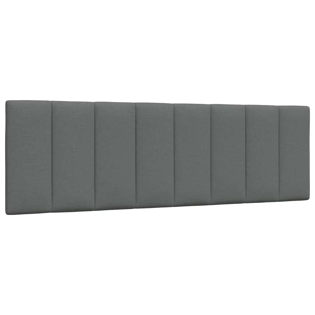 vidaXL Almofadão de Cabeceira 160 cm Tecido Cinzento-escuro - 4012638792