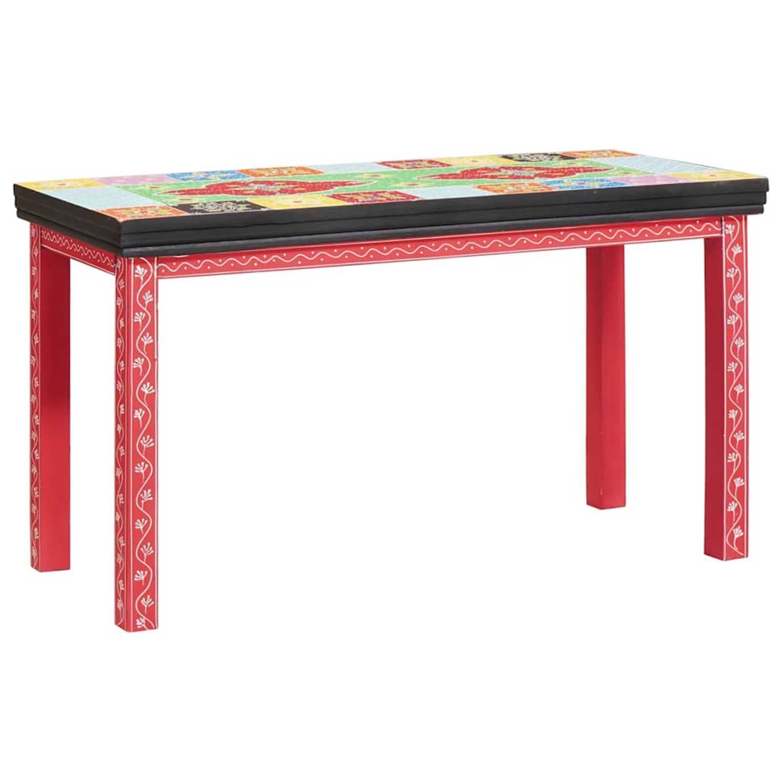 vidaXL Mesa de apoio 2 pcs Multicolor