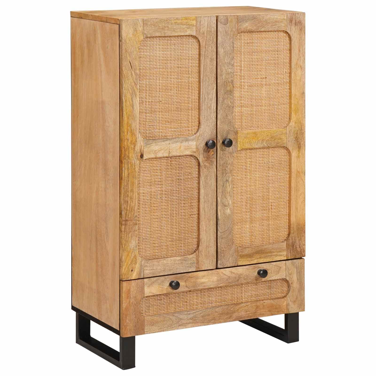 vidaXL Buffê Castanho 40 x 33 x 110 cm Madeira de manga maciça