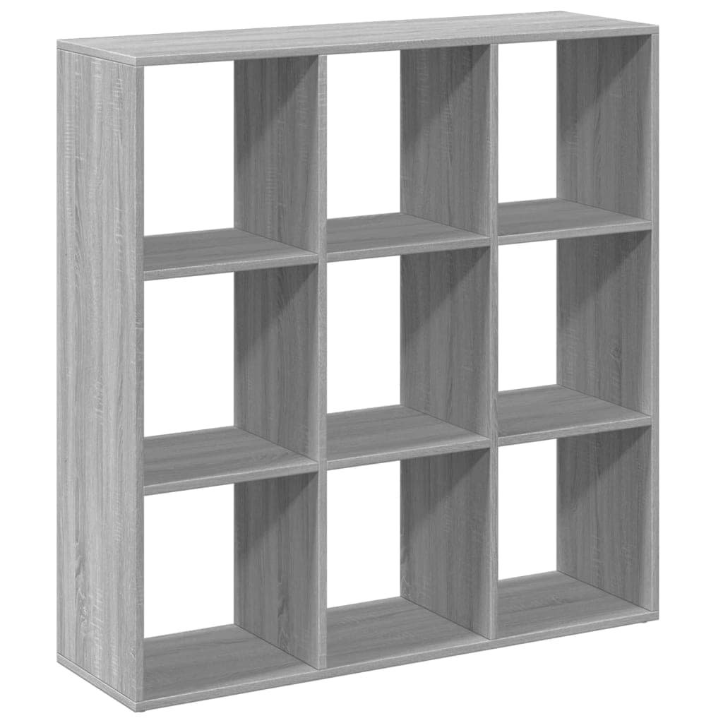 vidaXL Estante divisória 102x29x103,5 cm deriv. madeira cinza sonoma