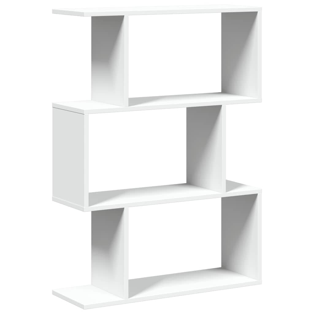 vidaXL Estante Divisória 3 Níveis 70x24x97 cm Derivados Madeira Branco - 3542279768
