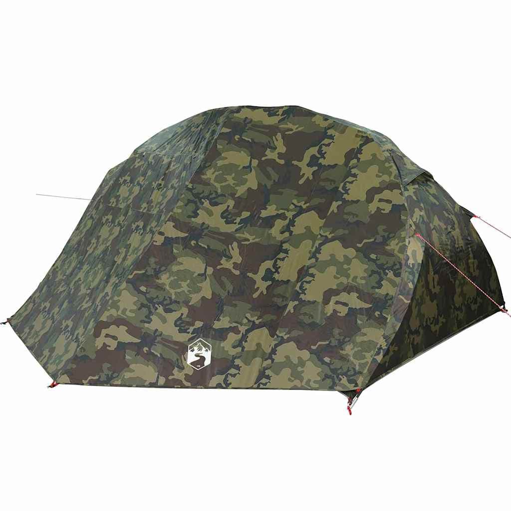 vidaXL Tenda de pesca com telhado Camuflagem 514 x 465 x 187 cm