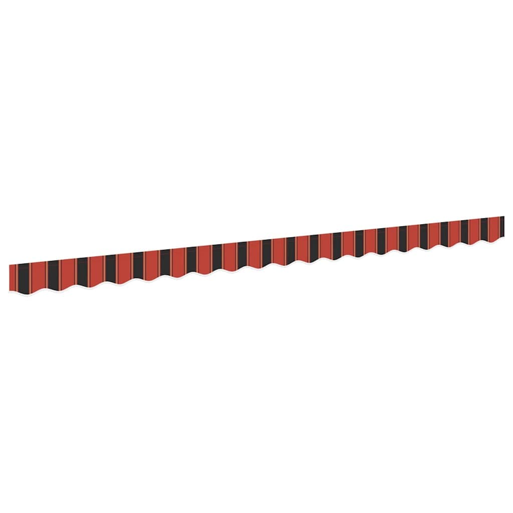 vidaXL Substituição de Valance de Toldo Laranja / Preto / Amarelo 4 m