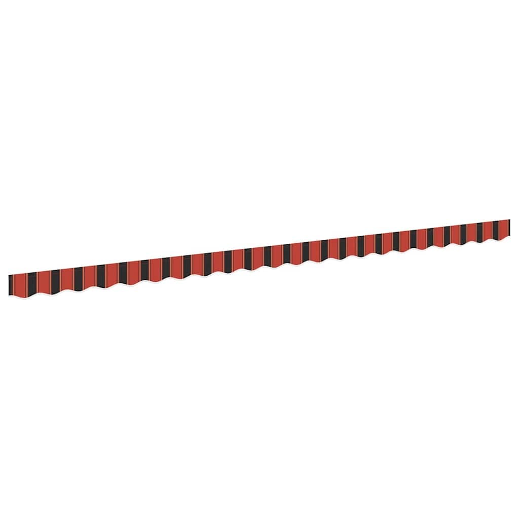 vidaXL Substituição de Valance de Toldo Laranja / Preto / Amarelo