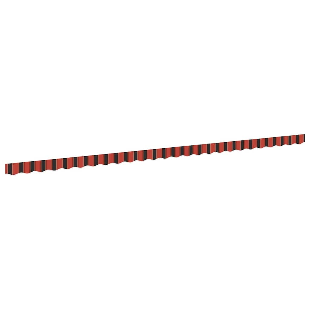 vidaXL Substituição de Valance de Toldo Laranja / Preto / Amarelo 6 m