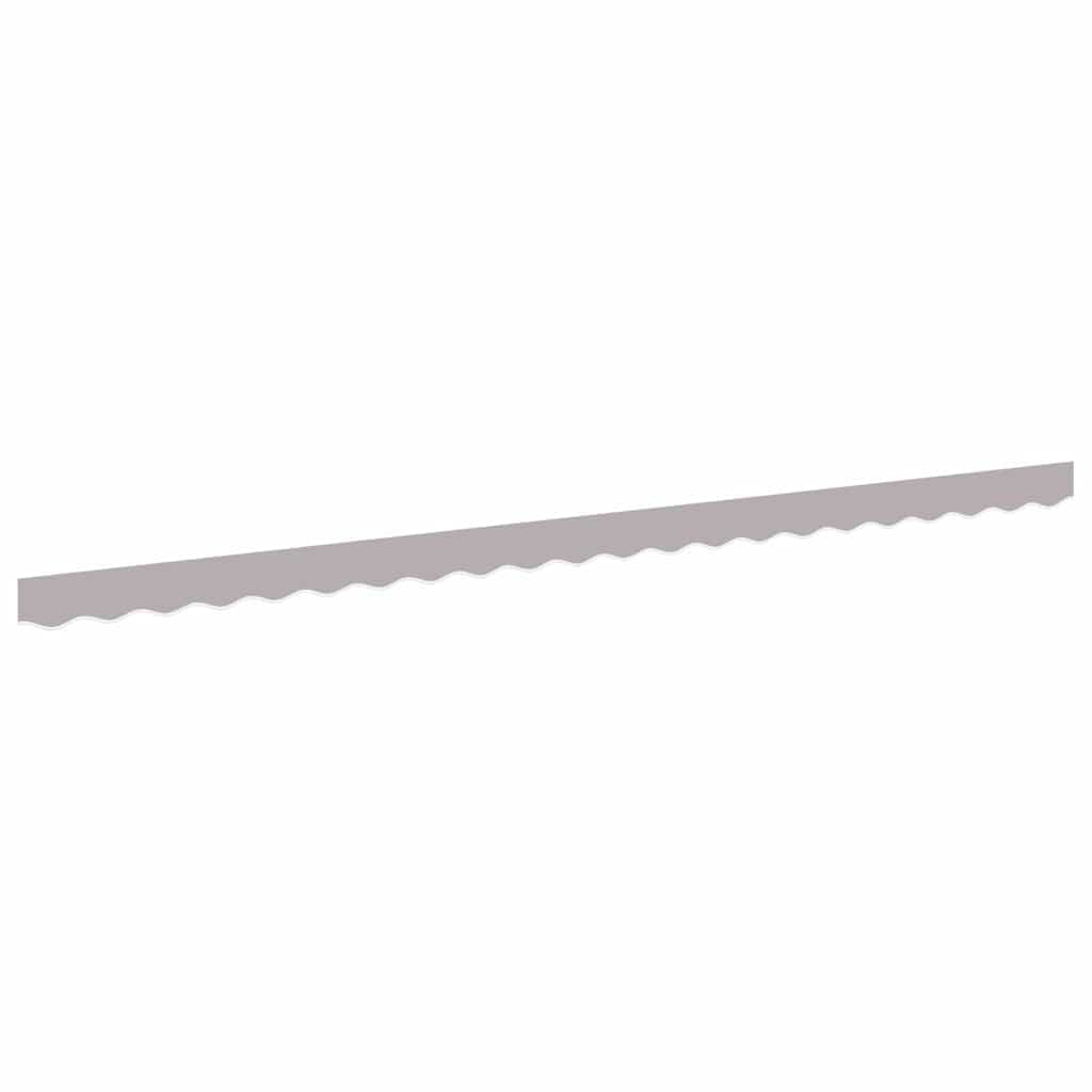 vidaXL Substituição de Valance de Toldo Cinzento-claro 480 x 20 cm