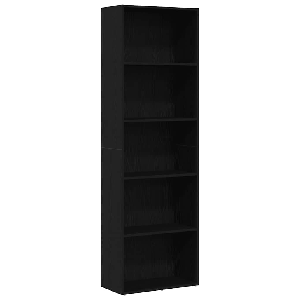 vidaXL Estante 60x30x189 cm derivados de madeira carvalho preto