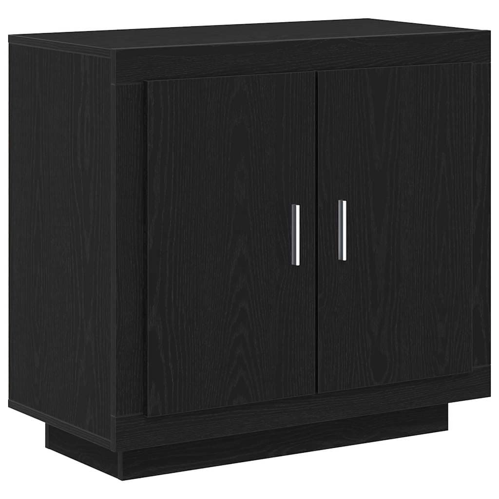 vidaXL Buffet Carvalho Preto 80 x 40 x 75 cm Madeira processada