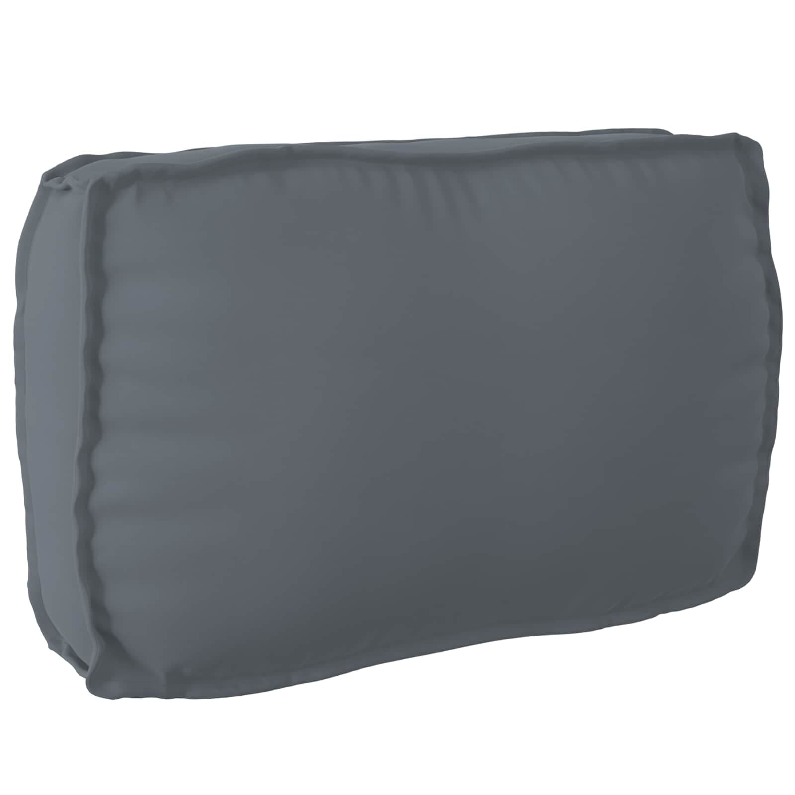 vidaXL Almofada Antracite 70 x 40 x 12 cm Tecido Oxford