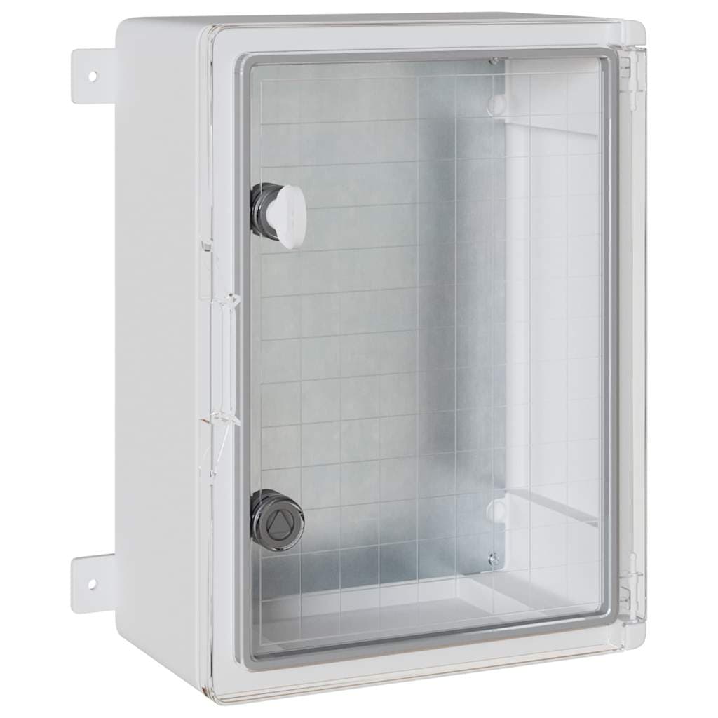 vidaXL Armário de Controle Cinzeto 37 x 19,5 x 40 cm Plástico ABS