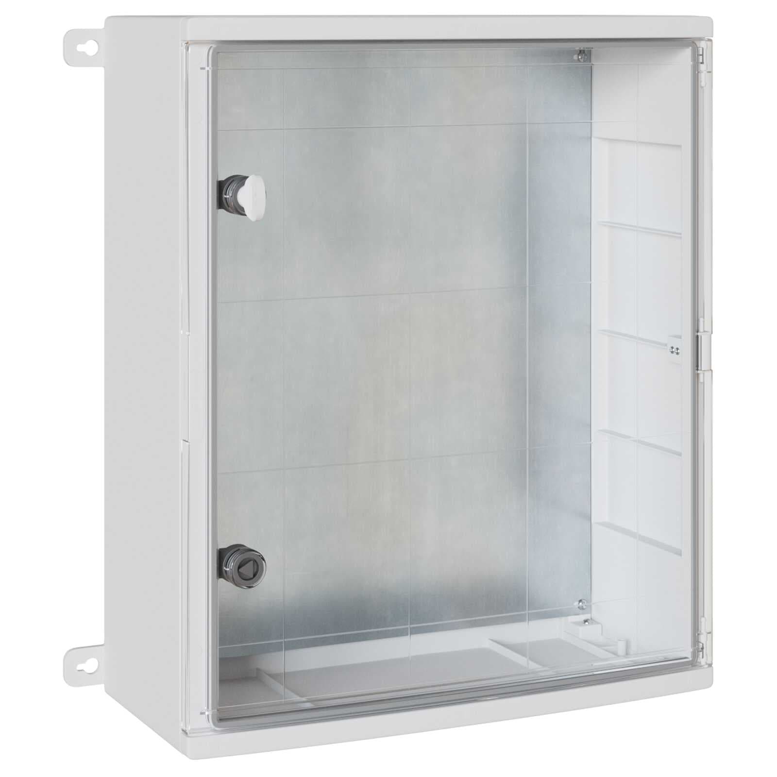 vidaXL Armário de Controle Cinzeto 57 x 23 x 60 cm Plástico ABS