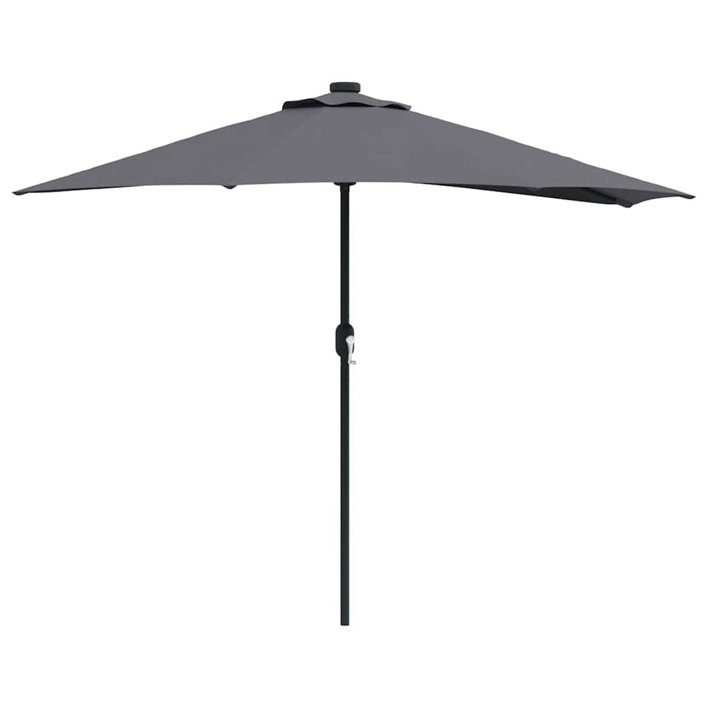 vidaXL Guarda-sol de Jardim Antracite 294 x 150 x 224 cm