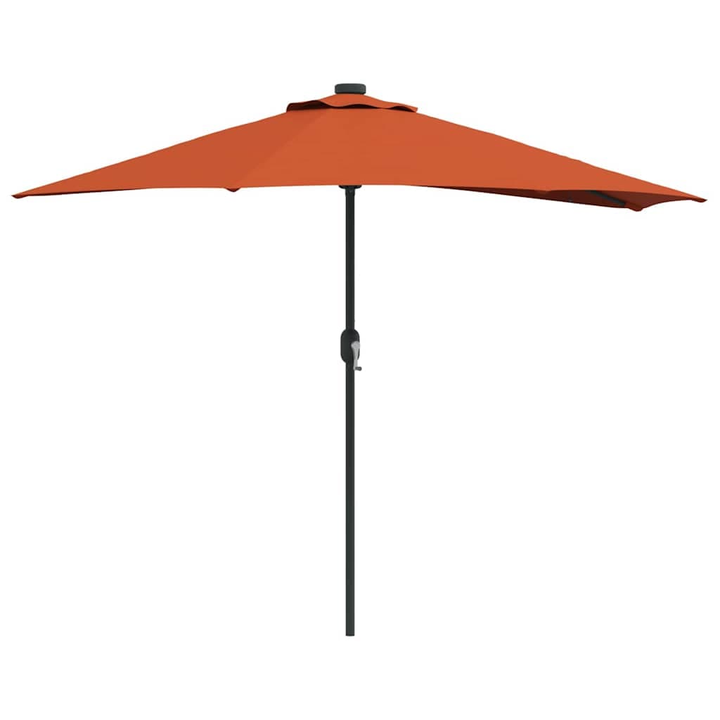 vidaXL Guarda-sol de Jardim Terracota 294 x 150 x 224 cm