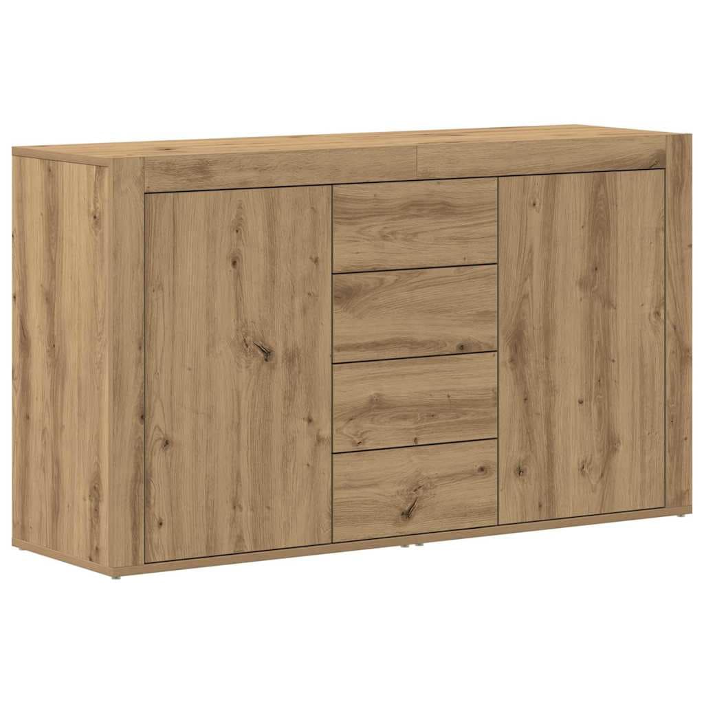 vidaXL Buffet Carvalho Artesanal 120 x 36 x 69 cm Madeira processada