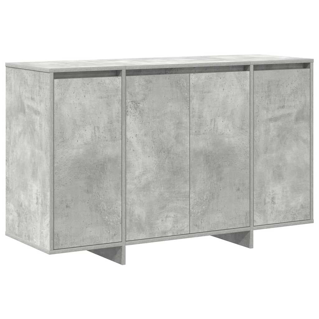 vidaXL Buffet Cinzento cimento 120 x 41 x 75 cm Madeira processada