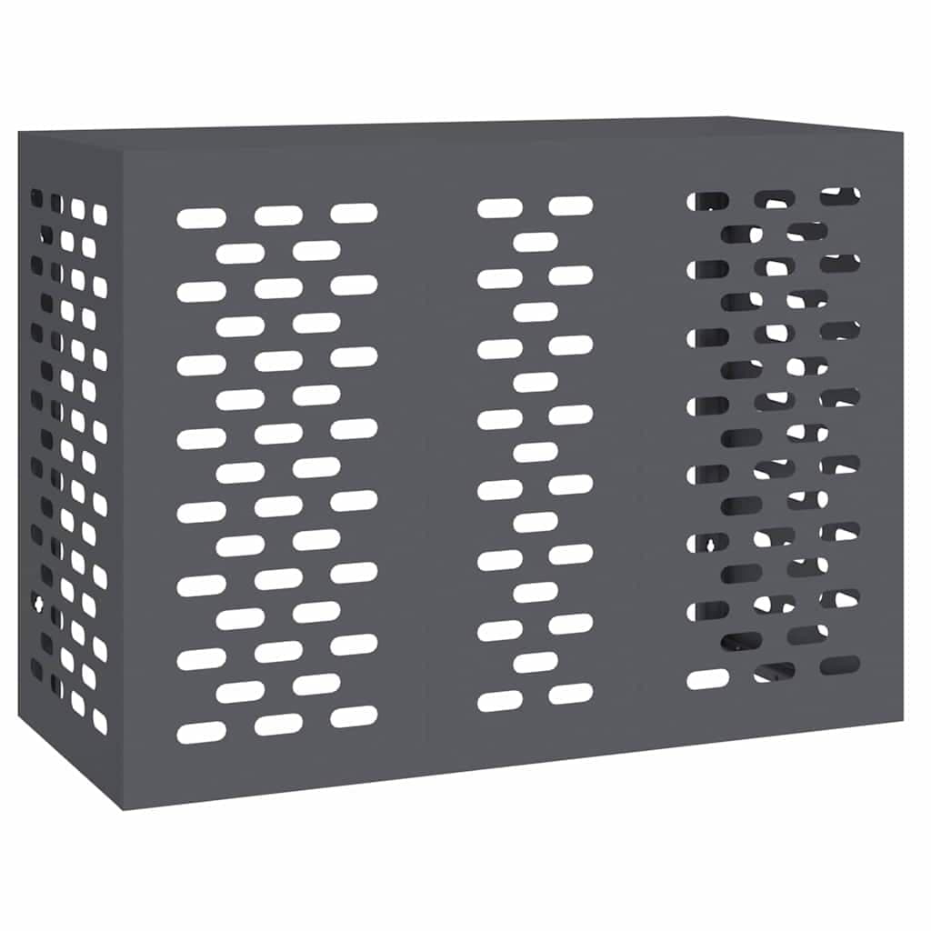 vidaXL Capa de Ar Condicionado Antracite 110 x 50 x 80 cm