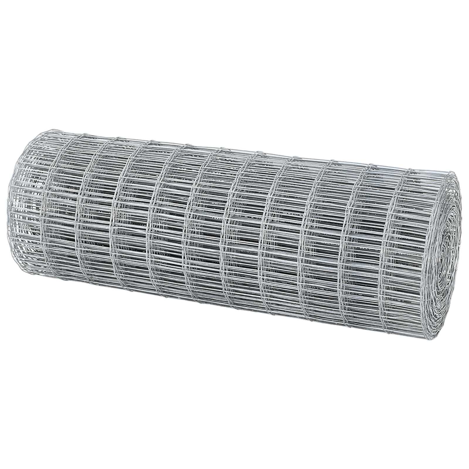 vidaXL Cerca Euro 0,4 x 25 m Ferro revestido de PVC