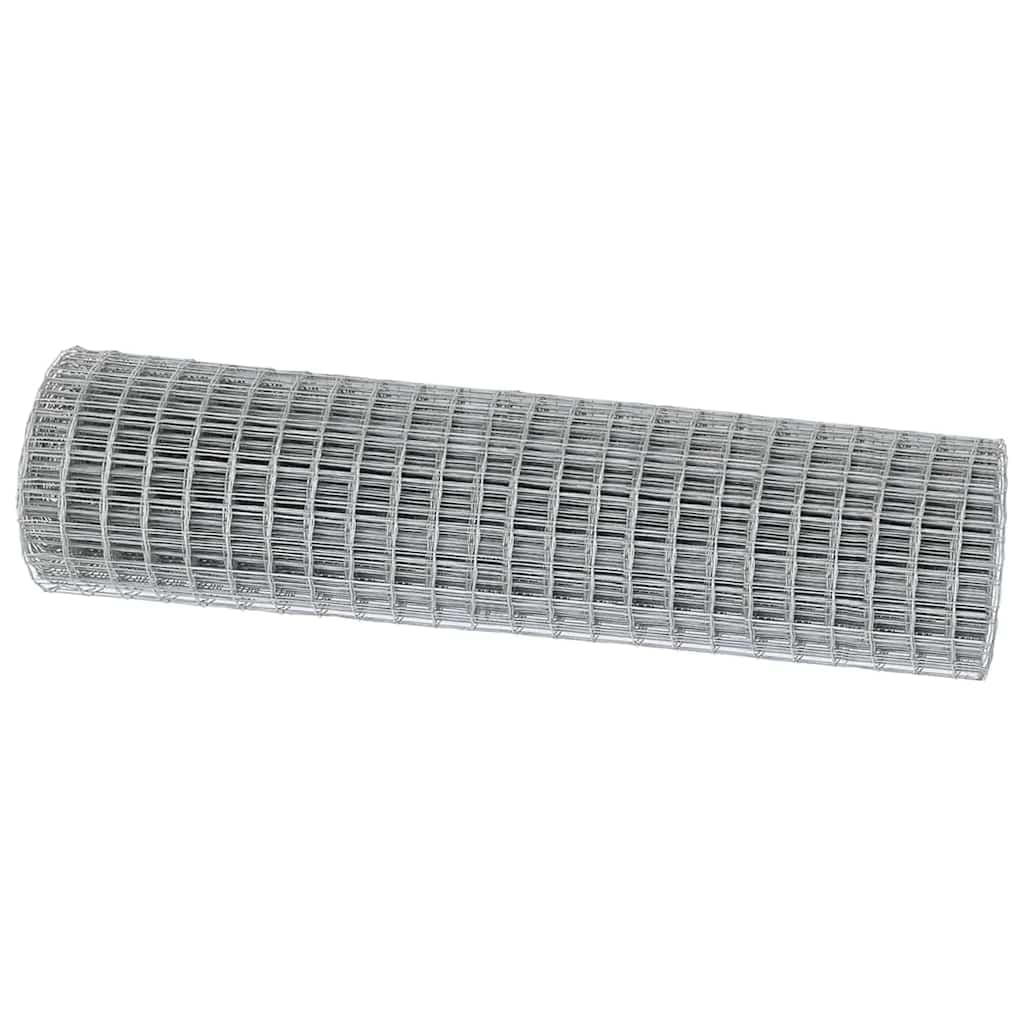 vidaXL Cerca Euro 1 x 25 m Ferro revestido de PVC