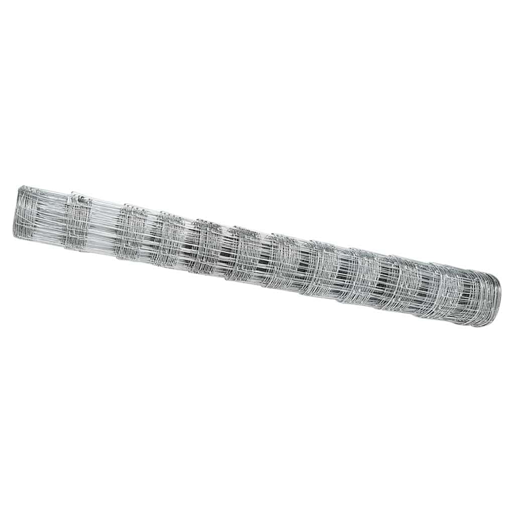 vidaXL Cerca Selvagem Galvanizado a Quente 1000 x 120 x 0,18 cm Ferro