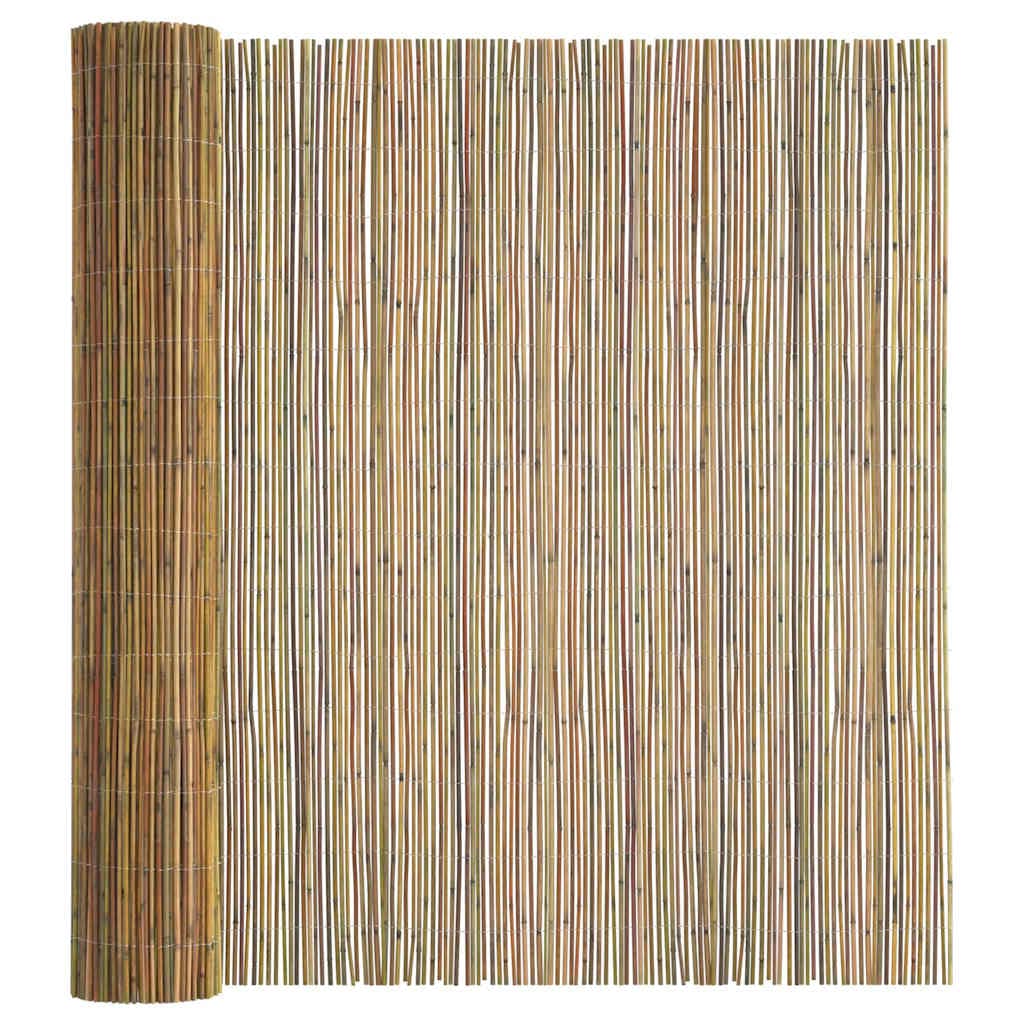 vidaXL Cerca de Bambu Natural 500 x 180 cm Bambu
