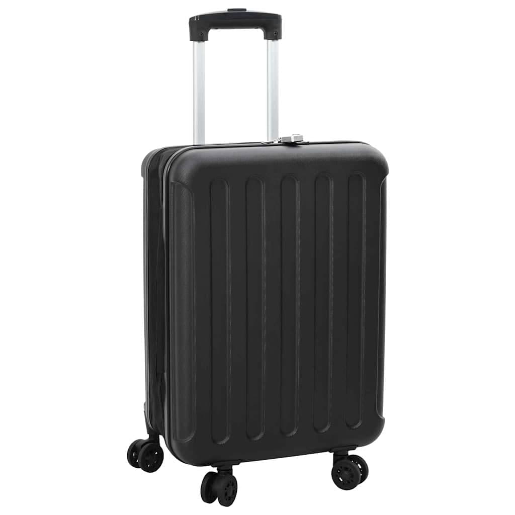 vidaXL Mala com bloqueio Preto 43 x 27 x 66 cm Plástico ABS