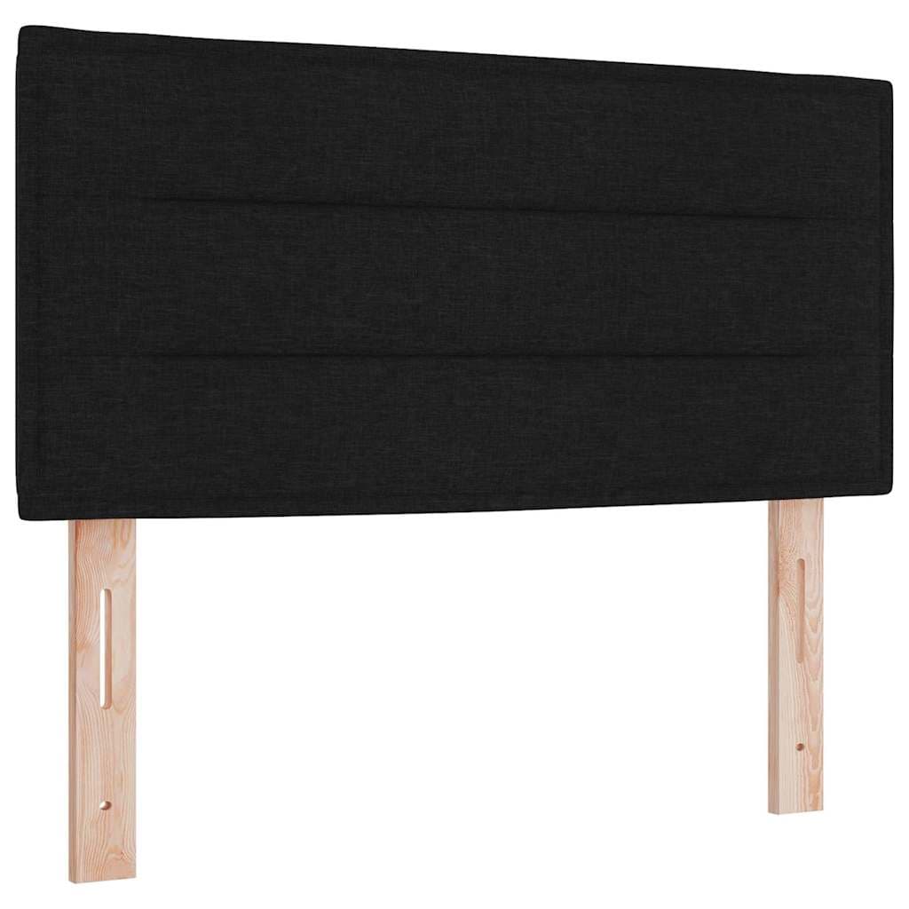 vidaXL Cabeceira Preto 90 cm tecido