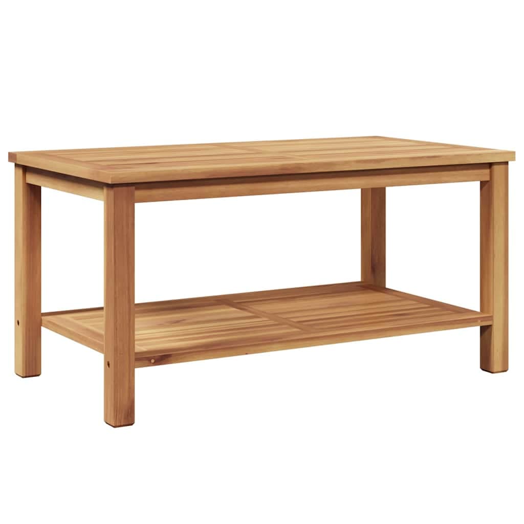 vidaXL Mesa de centro Castanho 90 x 50 x 45 cm Madeira de Teca Sólida