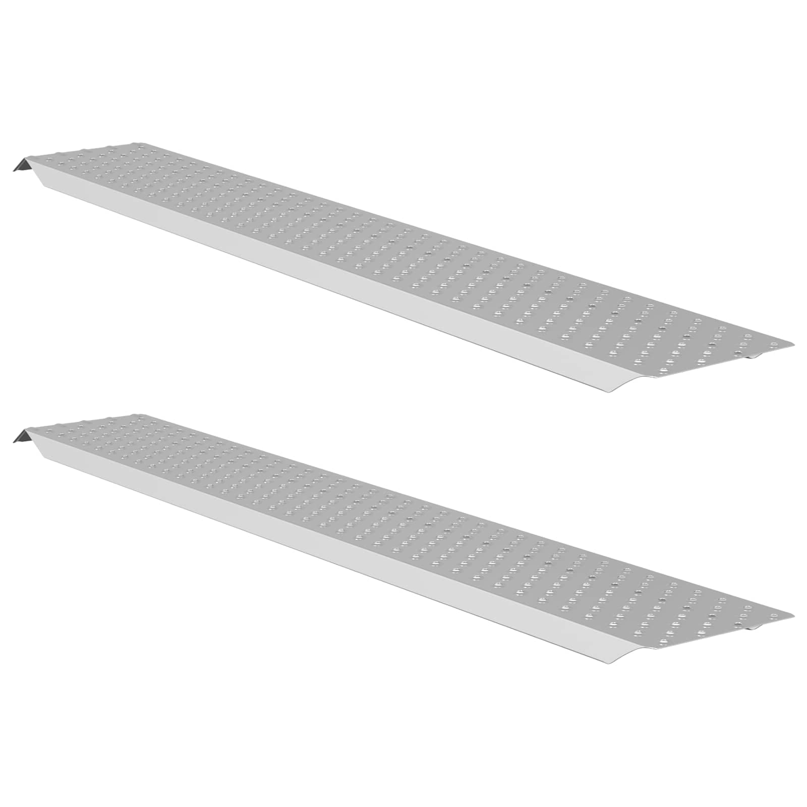 vidaXL Rampas de Carga 200 kg Prateado 159 x 23 x 5 cm Aço Galvanizado
