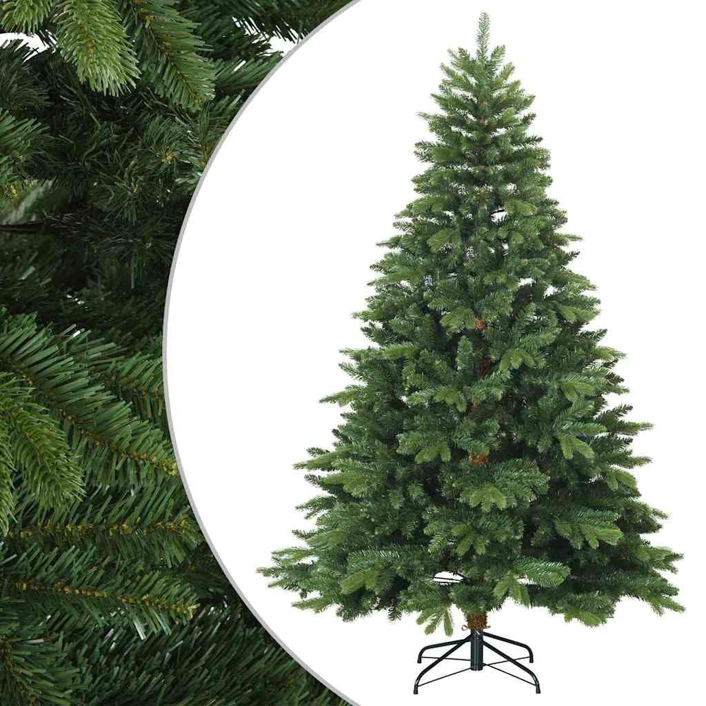 vidaXL Árvore de Natal Articulada Artificial com Suporte Verde 210 cm - 626063334
