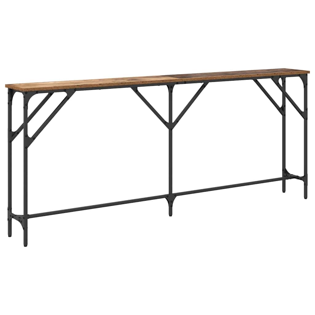 vidaXL Aparador Madeira Antiga 180 x 23 x 75 cm