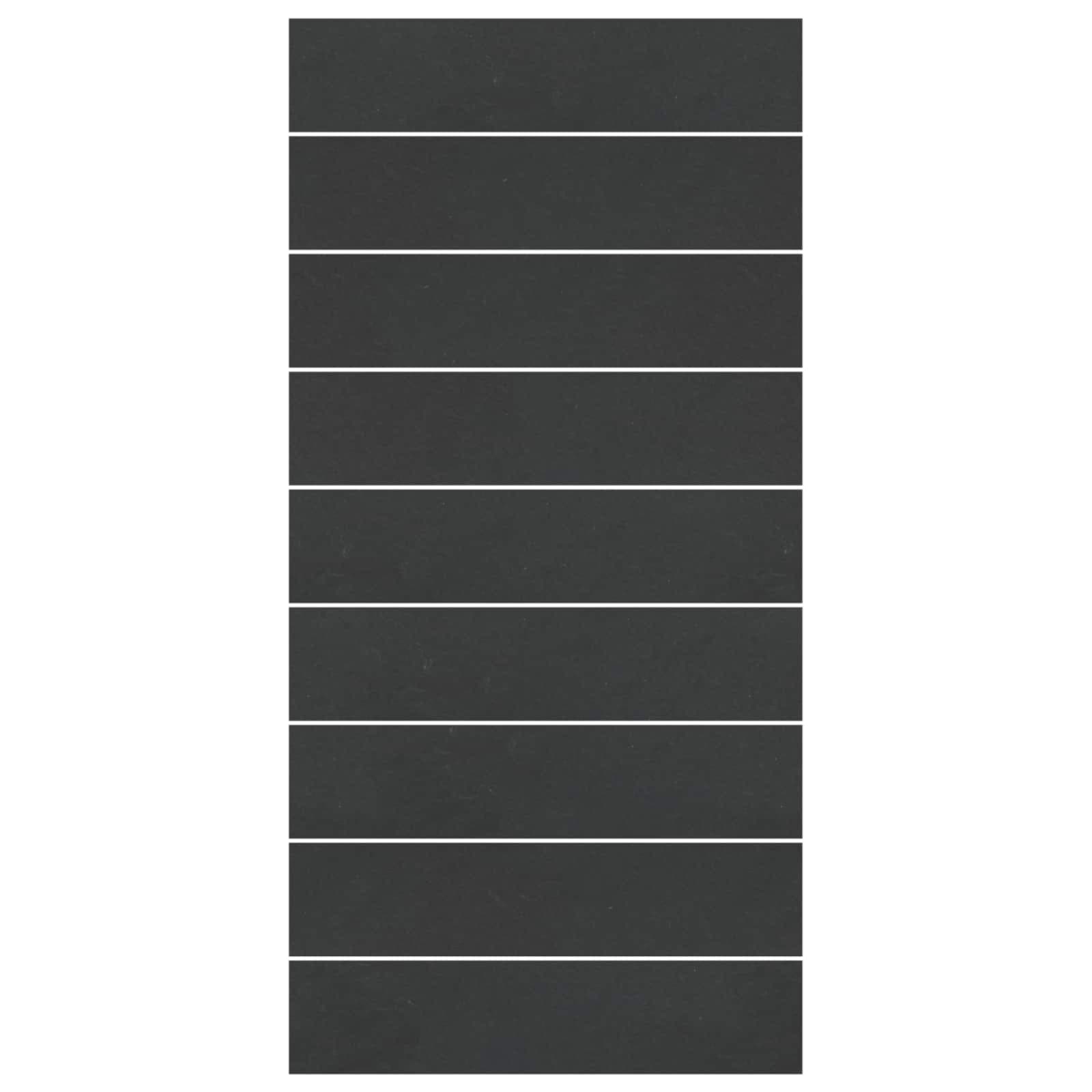 vidaXL Lona para Fundo de Piscina Ajustável Preto 999 x 500 x 0,1 cm