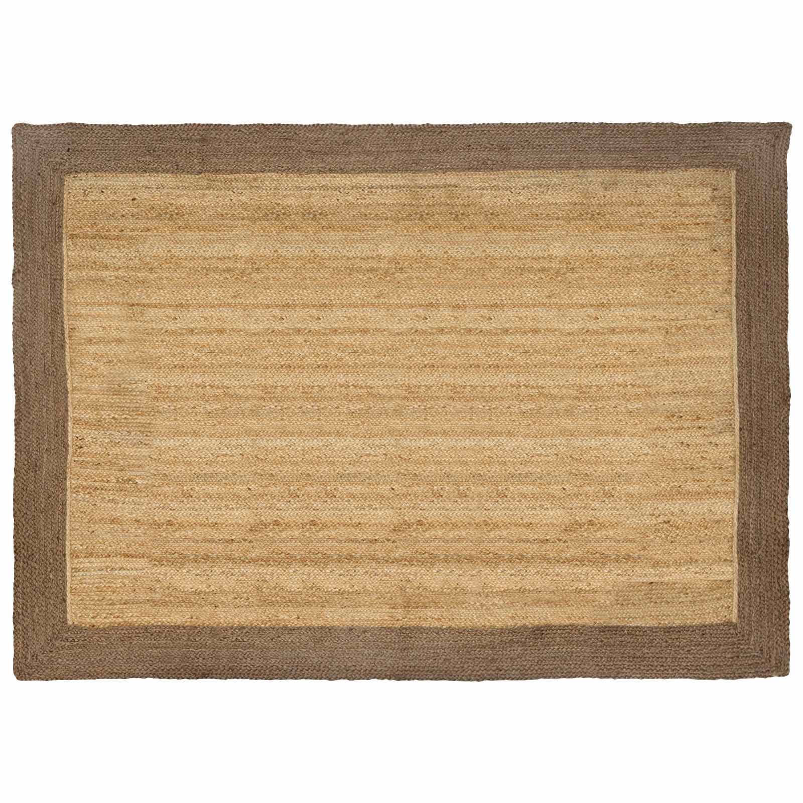 vidaXL Tapetes de área Cinzento 200 x 290 cm Juta