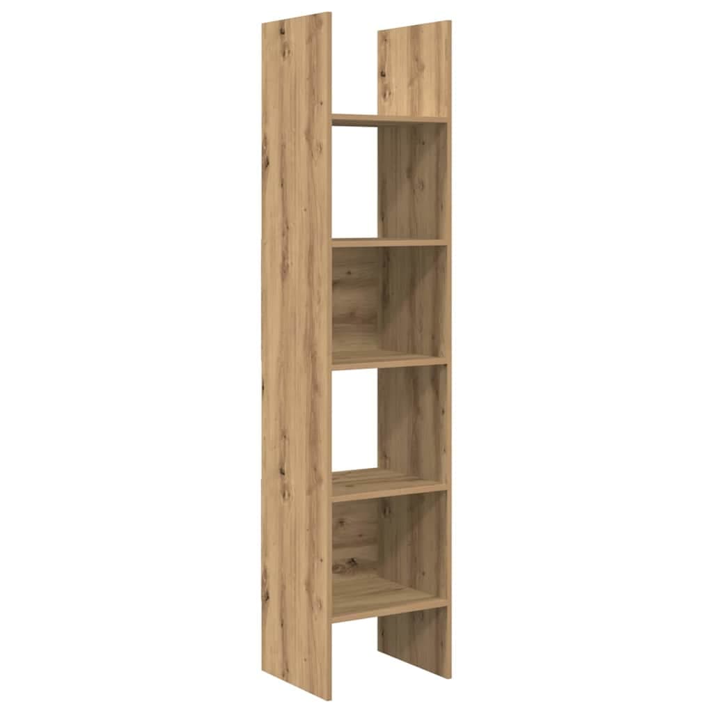 vidaXL Gabinete de Livros Carvalho Artesanal 40 x 35 x 180 cm