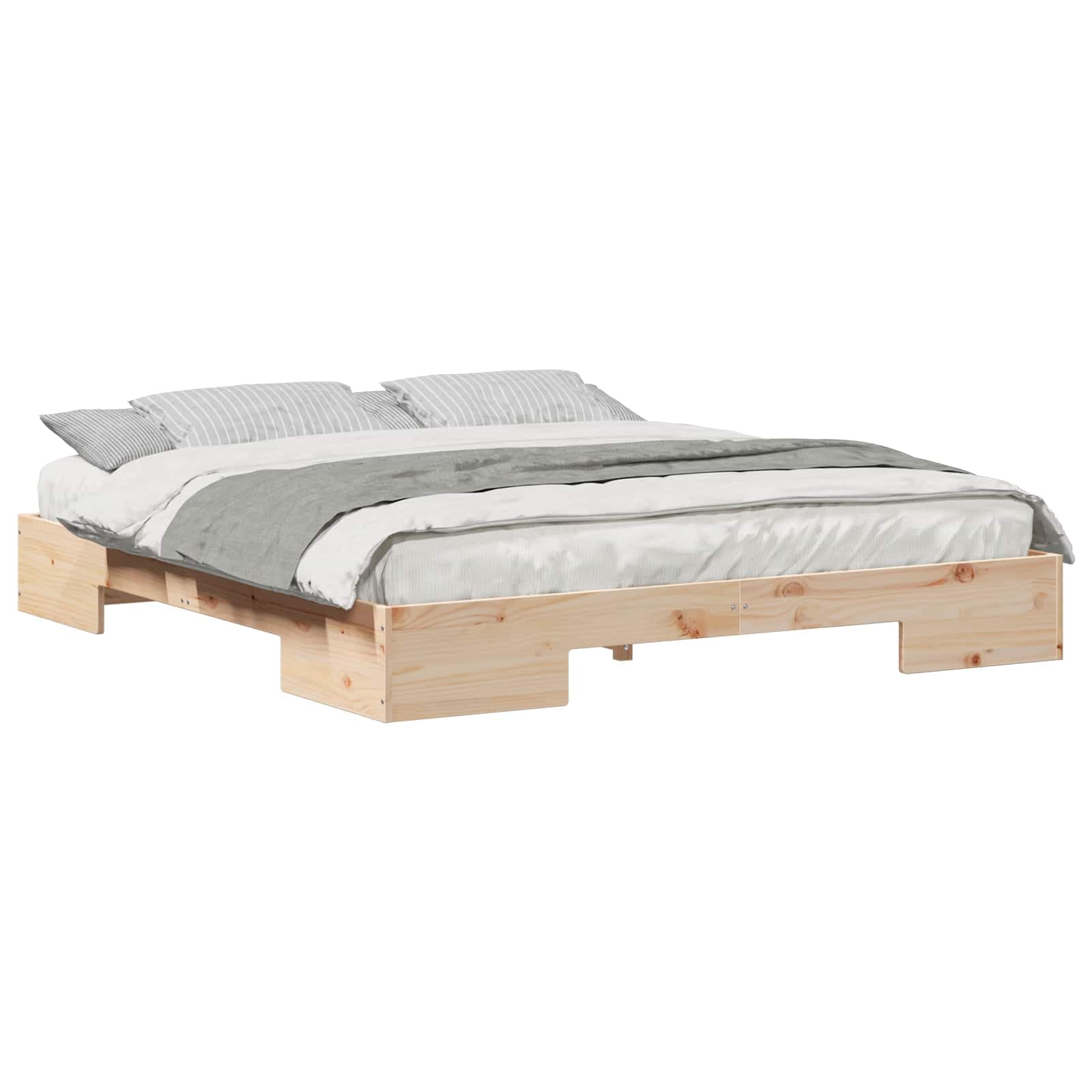 vidaXL Estrutura da Cama Castanho 180 x 200 cm