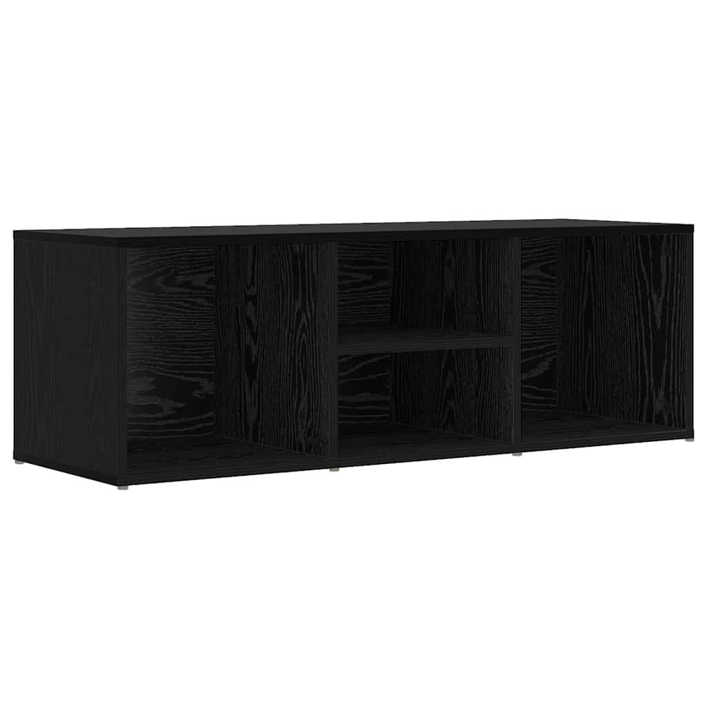 vidaXL Banco para Sapatos Carvalho Preto 102 x 35 x 35 cm