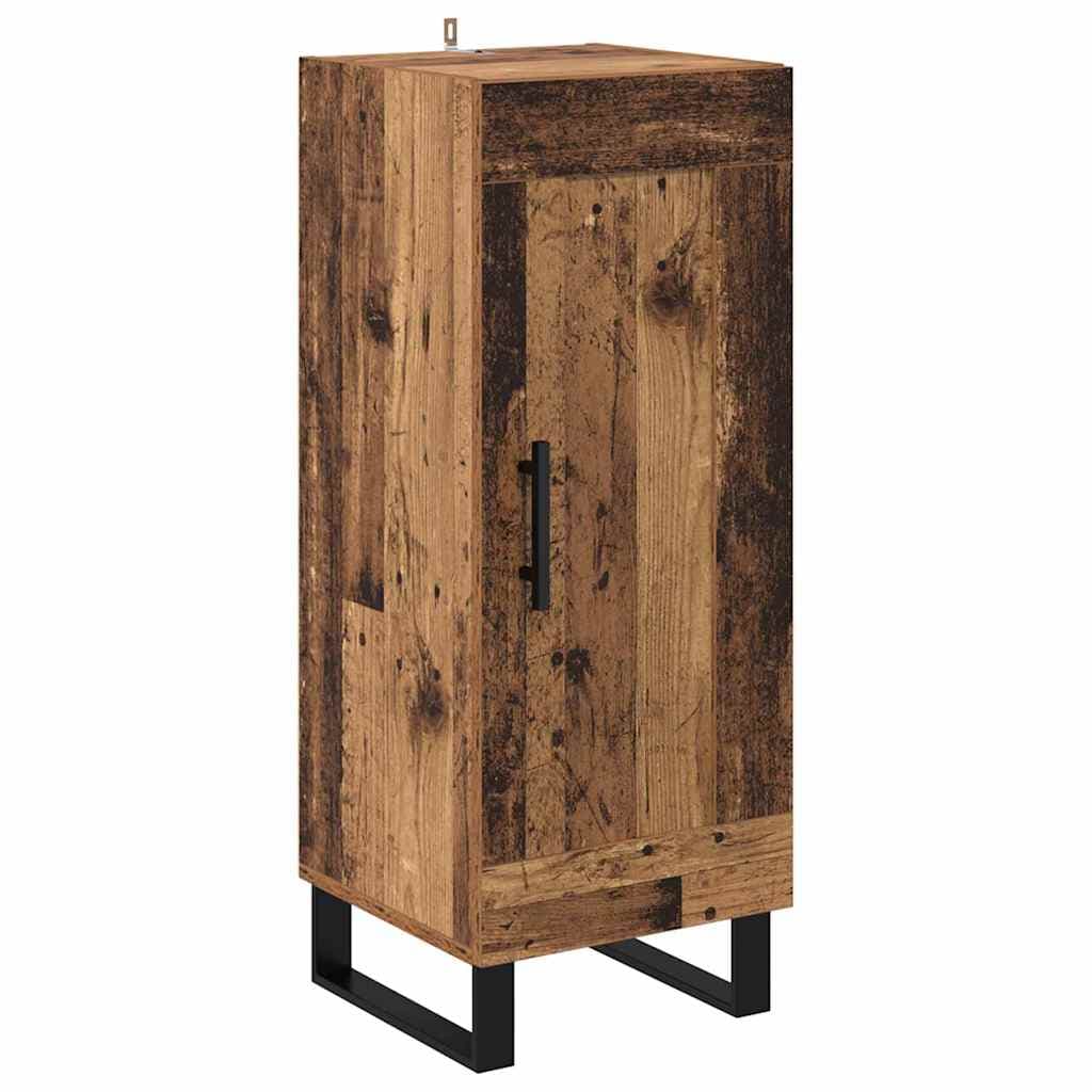 vidaXL Buffet Madeira Antiga 34,5 x 34 x 90 cm