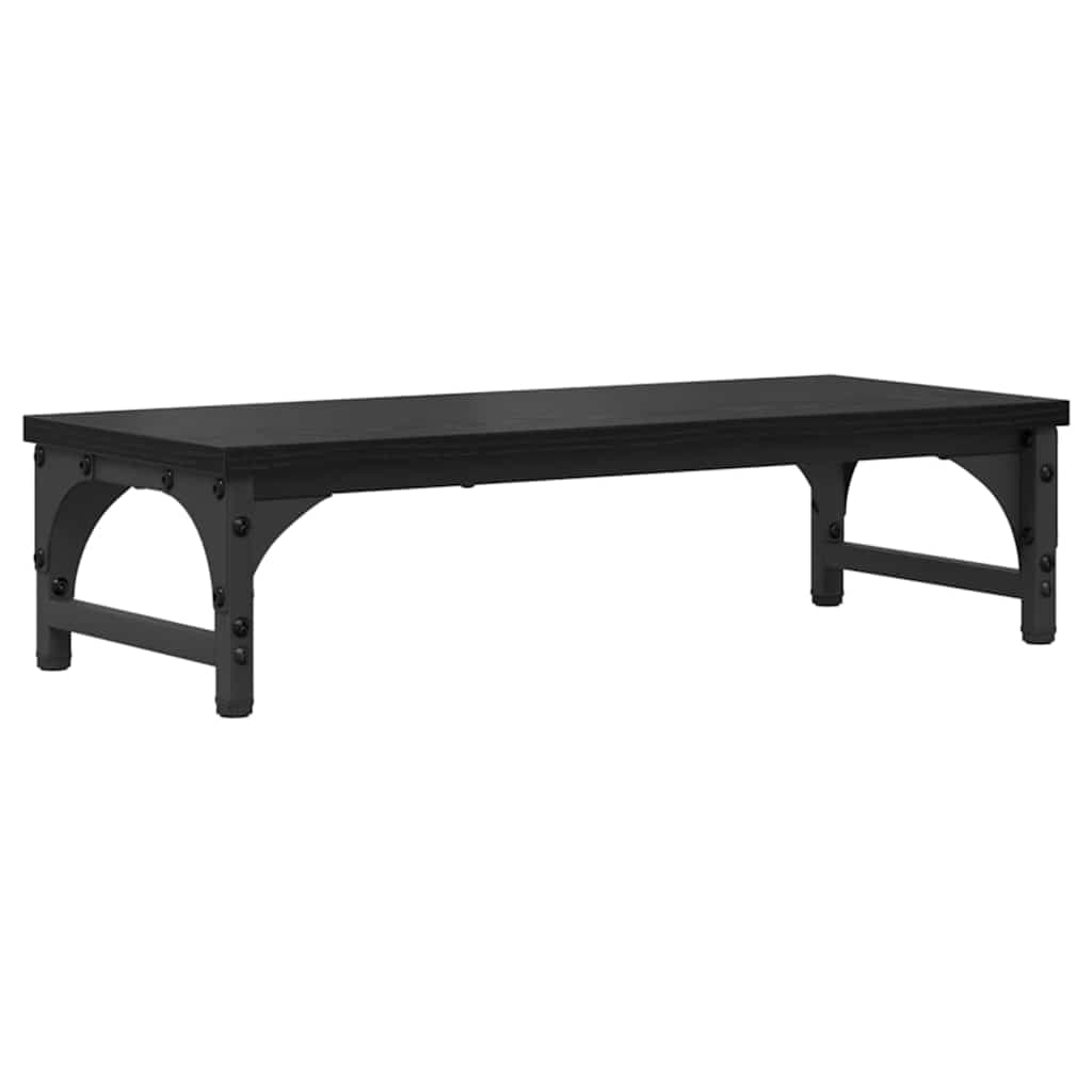vidaXL Suporte para Monitor Carvalho Preto 55 x 23 x 14 cm